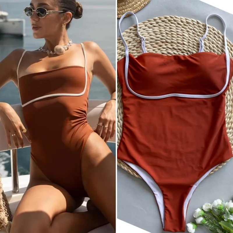 Sexy Patchwork One Piece Swimsuit Push Up Swimming Suit Panelled Bodysuit Summer Bathing Suit For Beachwear Female Bikini Set
Sexy Patchwork One Piece Swimsuit Push Up Swimming Suit Panelled Bodysuit Summer Bathing Suit For Beachwear Female Bikini Set