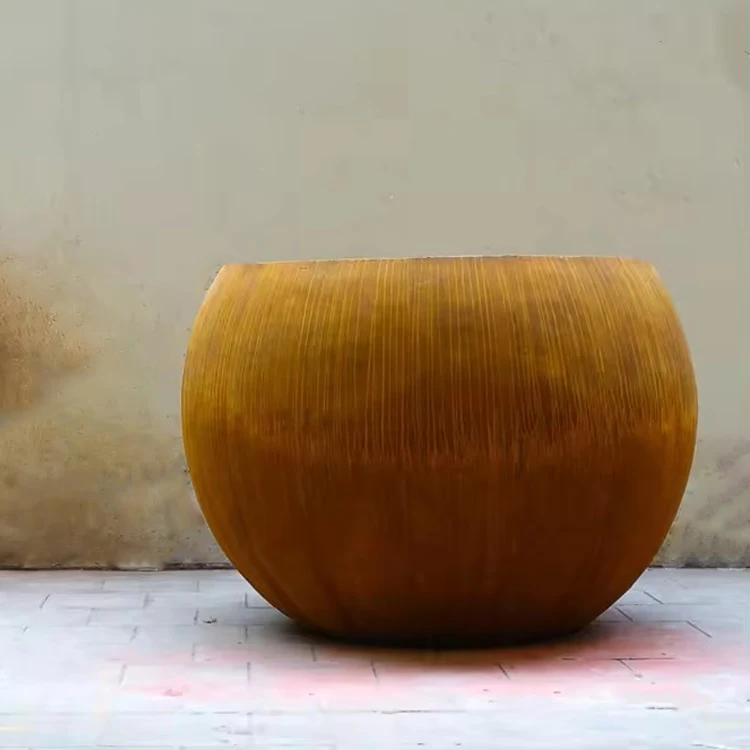 Rusty Corten Planter Garden Decoration Flower Pot/Corten Steel Rusty Planter
Rusty Corten Planter Garden Decoration Flower Pot/Corten Steel Rusty Planter
