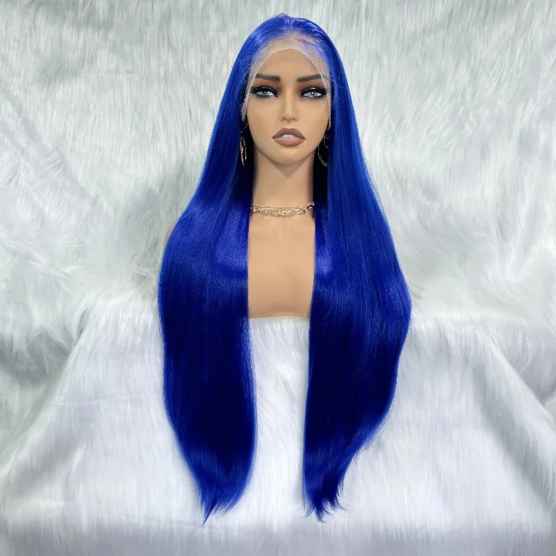 32inch Long Silky Straight Customize Pre-plucked Hairline Synthetic Lace Wigs for Black Women 13*6 Synthetic Lace Front Wigs
32inch Long Silky Straight Customize Pre-plucked Hairline Synthetic Lace Wigs for Black Women 13*6 Synthetic Lace Front Wigs