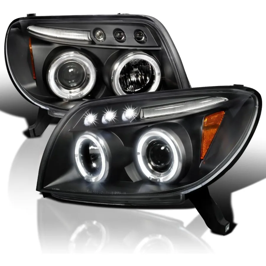 Halo LED Black Projector Headlights Compatible with 2003-2005 Toyota 4Runner Left and Right Pair Headlamps Assembly for Enhance
Halo LED Black Projector Headlights Compatible with 2003-2005 Toyota 4Runner Left and Right Pair Headlamps Assembly for Enhance