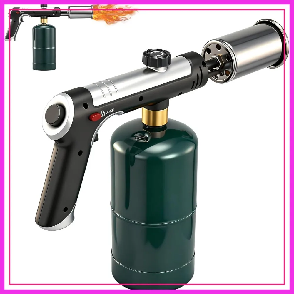 Professional Adjustable Propane Torch - 3272°F High Temp Flame, Instant Ignition for Grilling, Charcoal, Soldering & Outdoor Cooking (Propane Gas Not Included)
Professional Adjustable Propane Torch - 3272°F High Temp Flame, Instant Ignition for Grilling, Charcoal, Soldering & Outdoor Cooking (Propane Gas Not Included)
