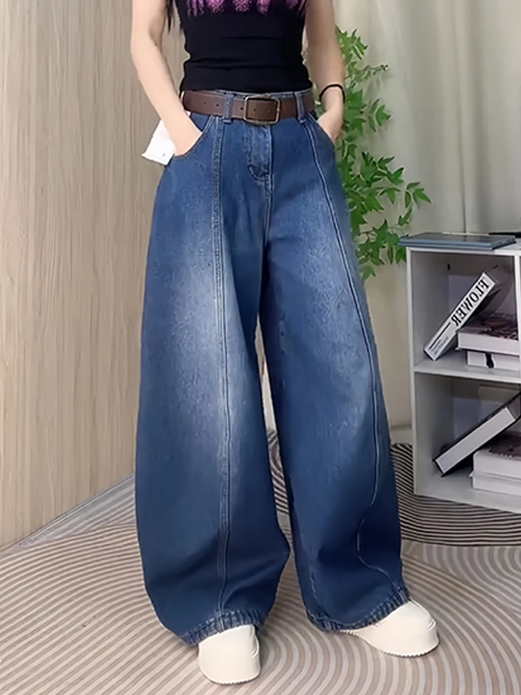 American High Street Loose Lazy Loose Feeling Jeans Women Summer Thin Spicy Washed Outdated Floor-Length Pants
American High Street Loose Lazy Loose Feeling Jeans Women Summer Thin Spicy Washed Outdated Floor-Length Pants