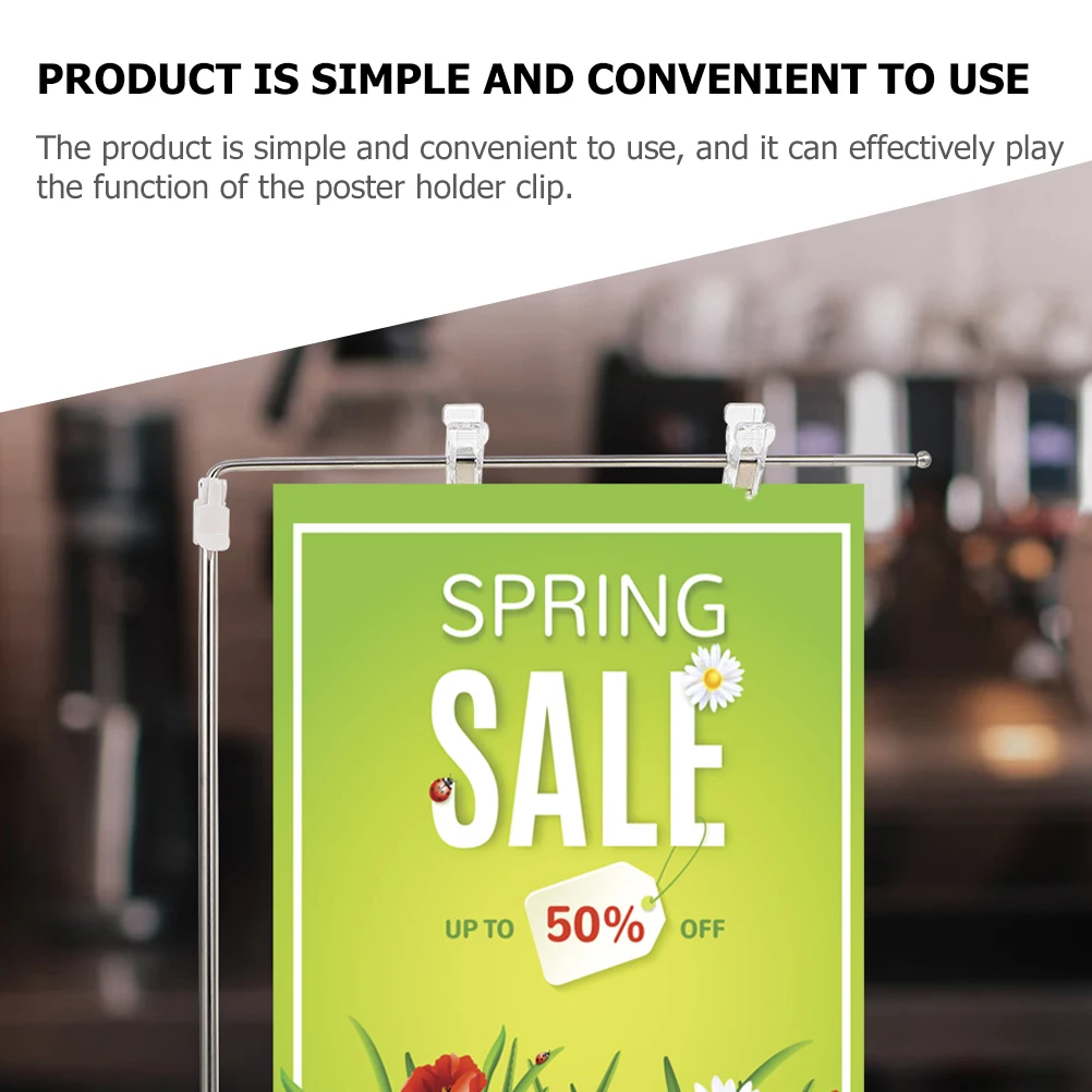 2 Pcs Advertising Clip Rack Wedding Stands Retractable Poster Easel for Retail Display Banner Sign Dining
2 Pcs Advertising Clip Rack Wedding Stands Retractable Poster Easel for Retail Display Banner Sign Dining