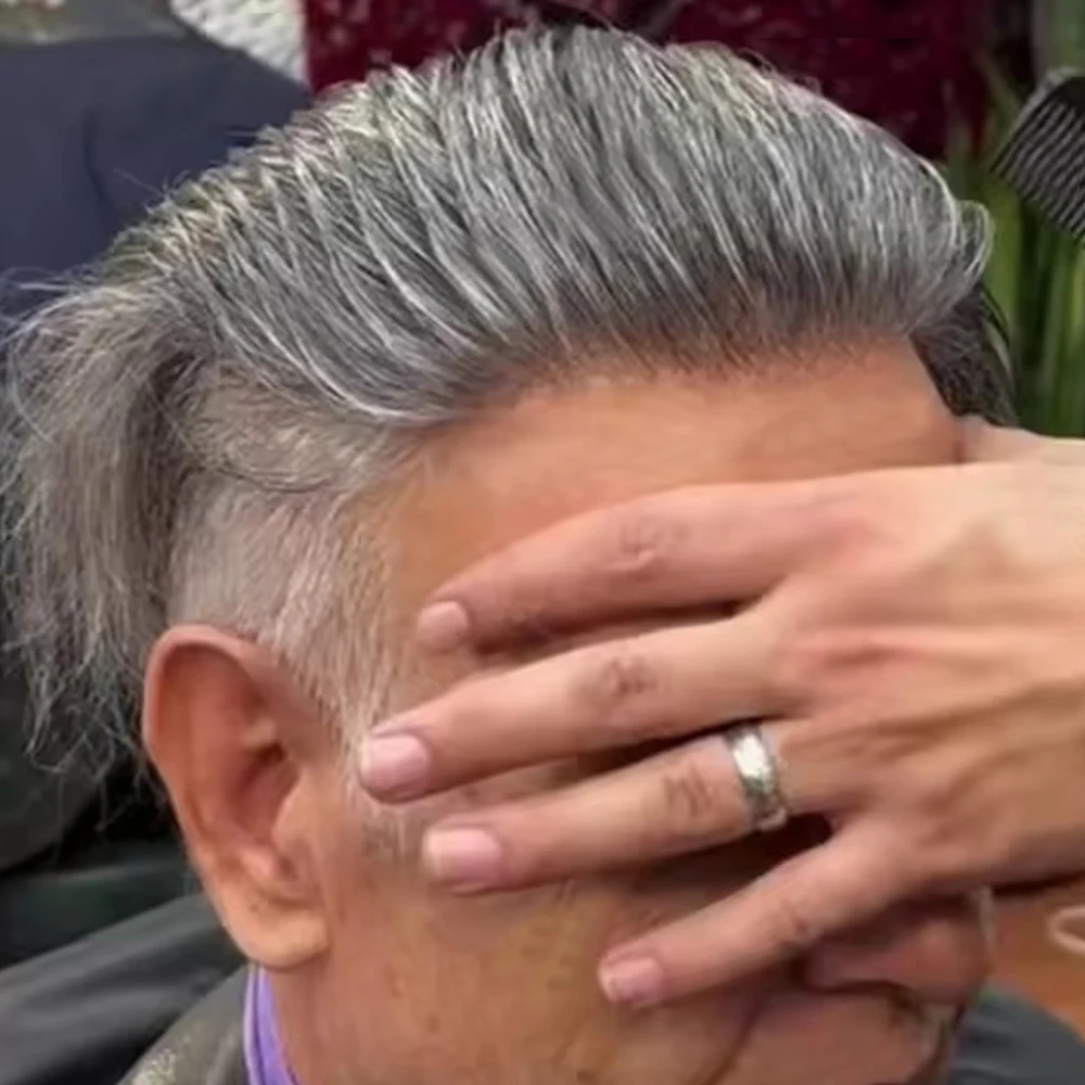 Natural Hairline Grey 1B65 Men Toupee Wig 30mm Wave/Natural Straight Durable 0.1MM Poly Skin Brown #2 #1 HumanHair Prosth Capill
Natural Hairline Grey 1B65 Men Toupee Wig 30mm Wave/Natural Straight Durable 0.1MM Poly Skin Brown #2 #1 HumanHair Prosth Capill