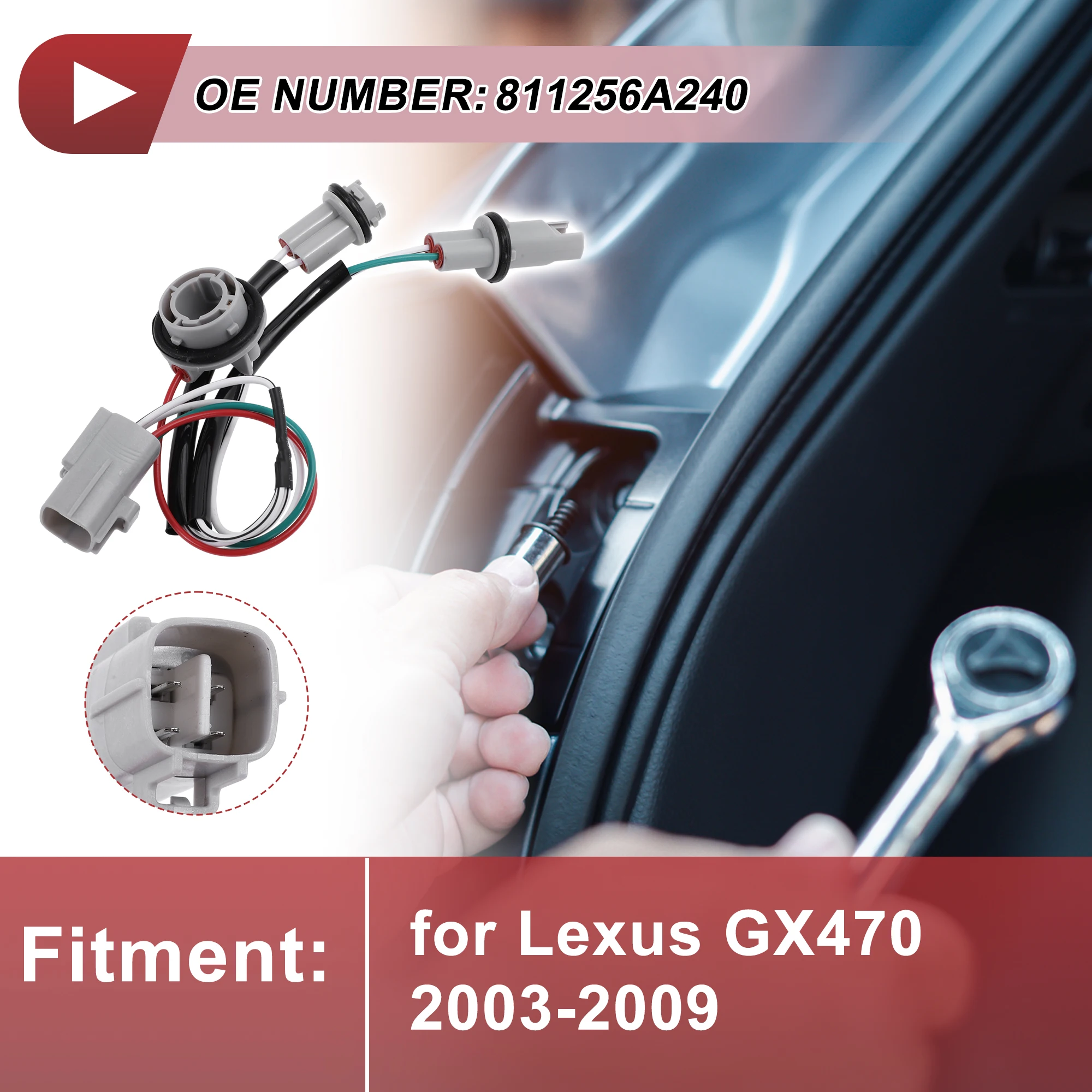 X Autohaux проводка головки фары для Lexus GX470 03-09 No 811256A240 Косичка лампы
X Autohaux проводка головки фары для Lexus GX470 03-09 No 811256A240 Косичка лампы