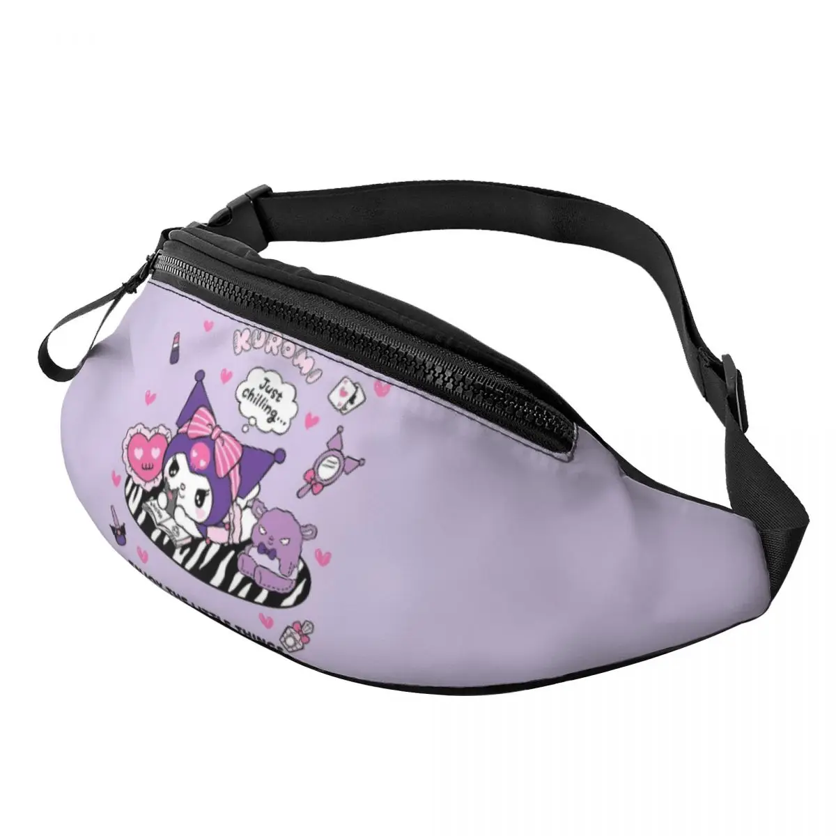 Custom Casual Kuromi Kawaii Animes Fanny Pack for Running Women Men Crossbody Waist Bag Phone Money Pouch
Custom Casual Kuromi Kawaii Animes Fanny Pack for Running Women Men Crossbody Waist Bag Phone Money Pouch
