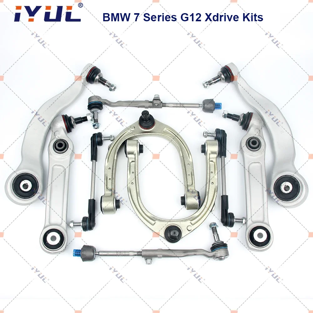 10 Pcs Front Axle Suspension Control Arm Ball Joint Stabilizer Link Tie Rod End Assembly Kits For BMW 7 Series G12 Xdrive
10 Pcs Front Axle Suspension Control Arm Ball Joint Stabilizer Link Tie Rod End Assembly Kits For BMW 7 Series G12 Xdrive