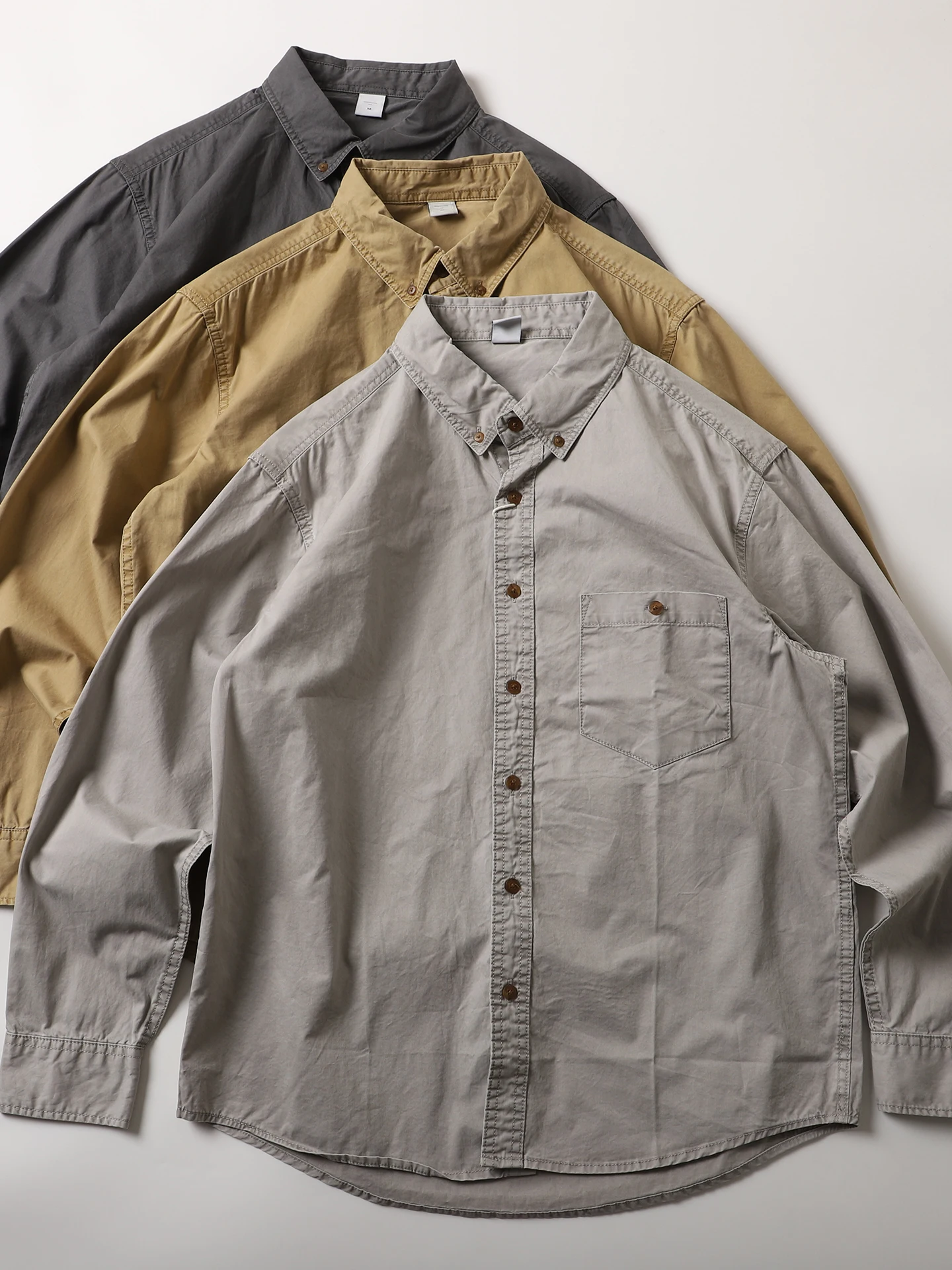 Waed Pure Cotton Long Sve Casual irt Men Youth Color Lapel Collar Commuting Faionable Button up Japanese Sle
Waed Pure Cotton Long Sve Casual irt Men Youth Color Lapel Collar Commuting Faionable Button up Japanese Sle