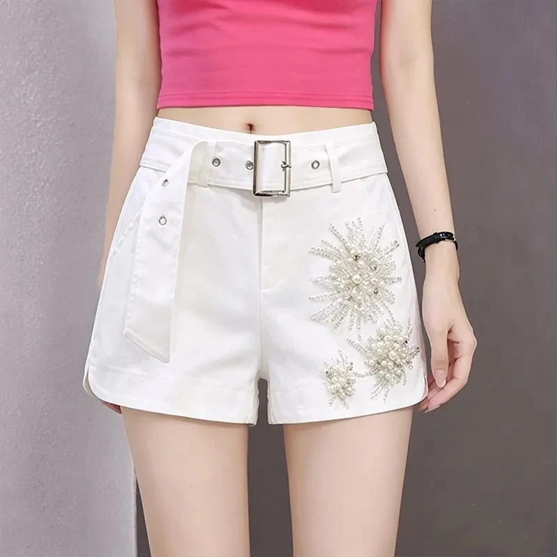 Summer Shorts Women's Streetwear 2026 New Korean version High waist Slim Fashion Sexy Trend Hot Pants With belt Casual Shorts
Summer Shorts Women's Streetwear 2026 New Korean version High waist Slim Fashion Sexy Trend Hot Pants With belt Casual Shorts