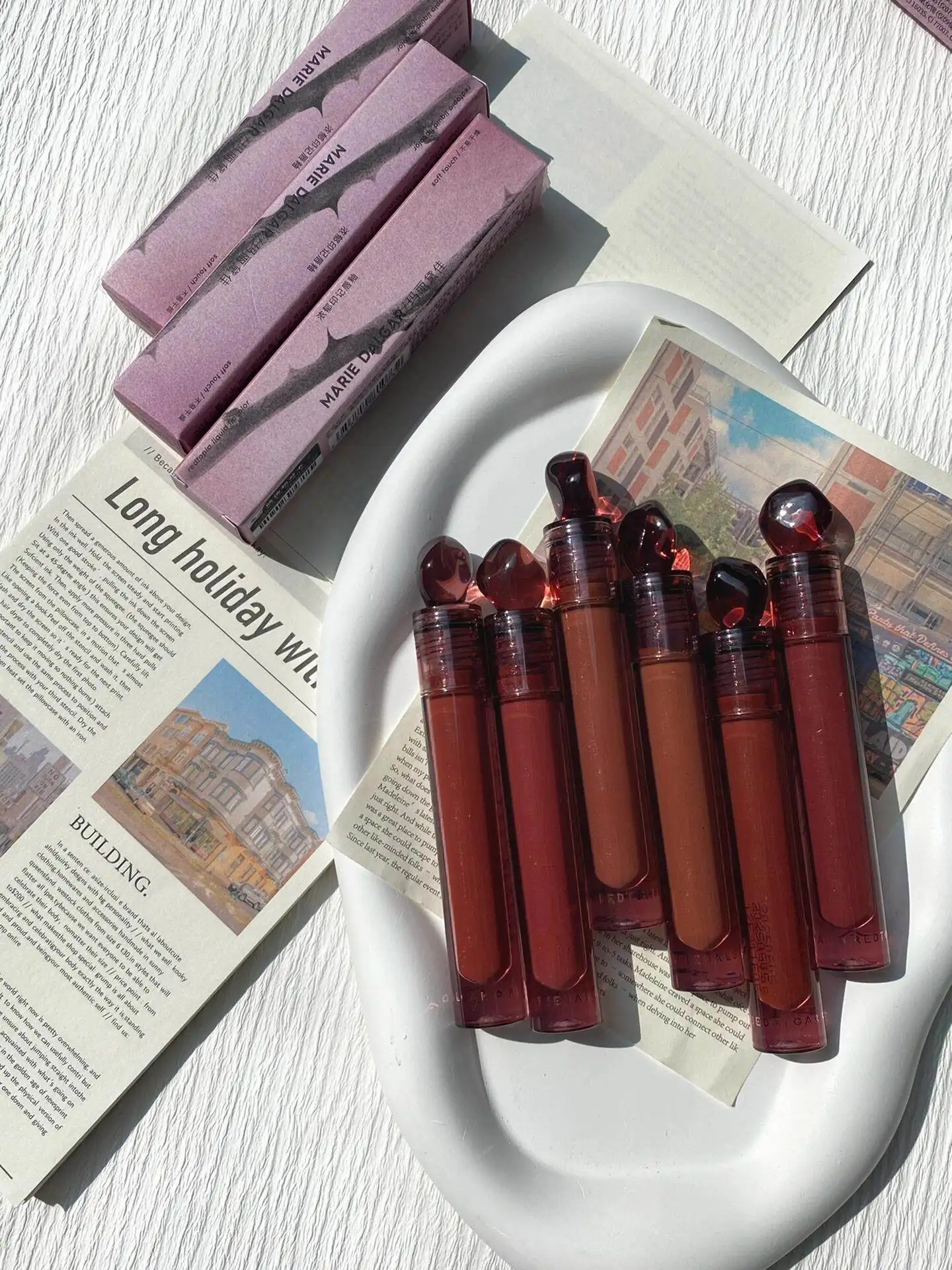 MARIE DALGAR Stone Lip Glaze Matte Finish Lipstick Lip Mud Women's Makeup Professional Makeup Genuine Original Beauty
MARIE DALGAR Stone Lip Glaze Matte Finish Lipstick Lip Mud Women's Makeup Professional Makeup Genuine Original Beauty