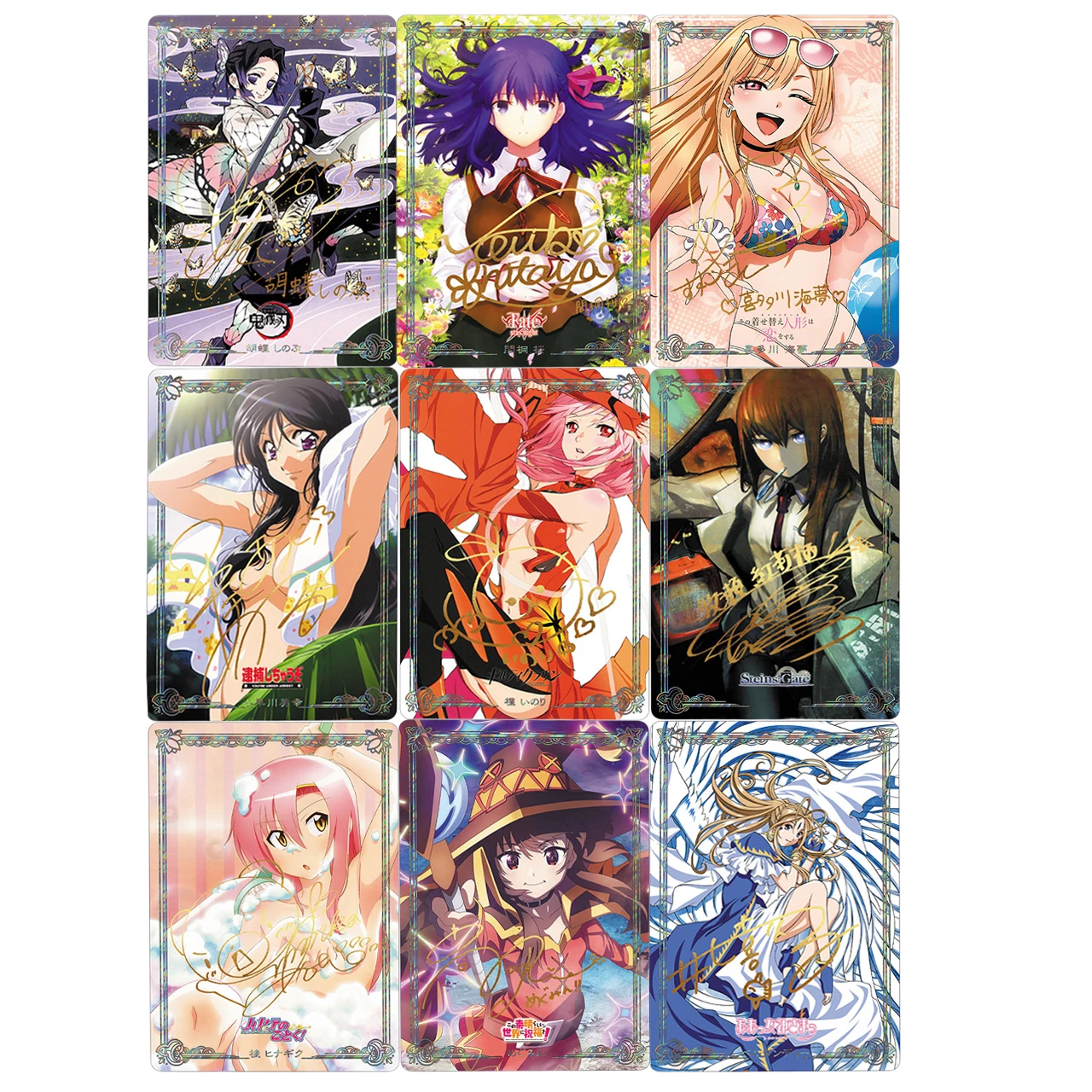 ACG Goddess Volume 9 Kitagawa Marin Sakura Matou DIY Voice Actor Foil Stamped Signed Cards Daisy Megumin Game Collectible Cards
ACG Goddess Volume 9 Kitagawa Marin Sakura Matou DIY Voice Actor Foil Stamped Signed Cards Daisy Megumin Game Collectible Cards