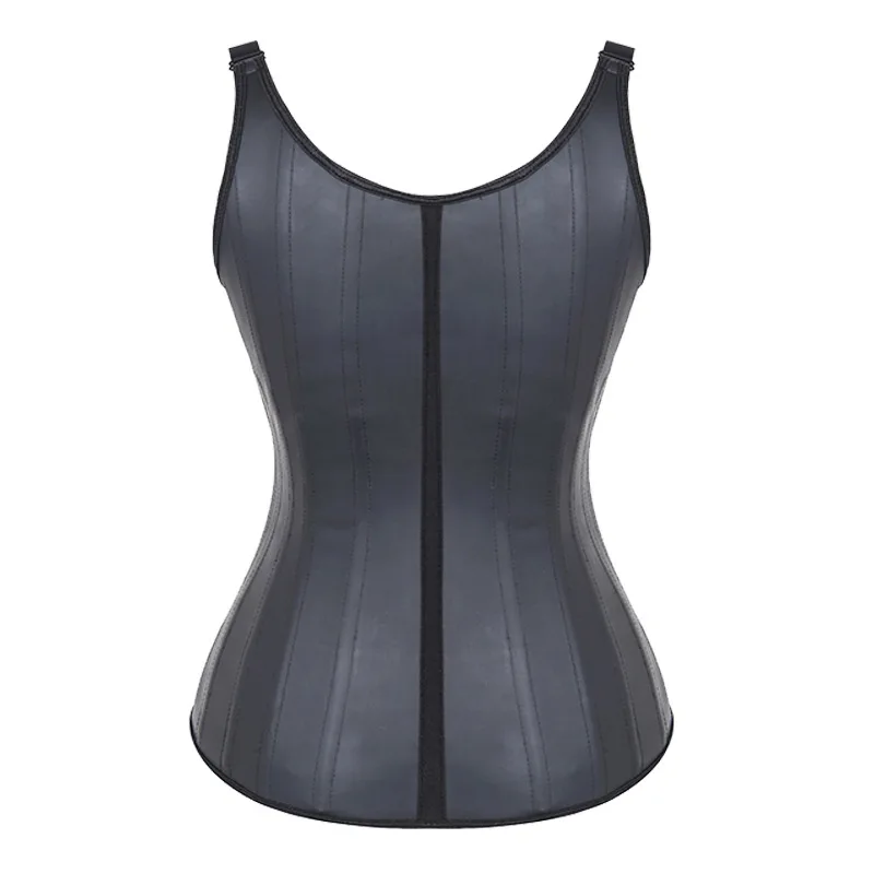 25 Steel Rib Glossy Rubber Corset Reflective Latex Waist Tight Vest Belly Contracting Chest Support Sling Bra
25 Steel Rib Glossy Rubber Corset Reflective Latex Waist Tight Vest Belly Contracting Chest Support Sling Bra