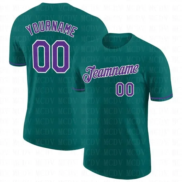Custom Teal Purple-White Performance T-Shirt 3D Printed T shirts Unisex Summer Sports Tops Tees
Custom Teal Purple-White Performance T-Shirt 3D Printed T shirts Unisex Summer Sports Tops Tees