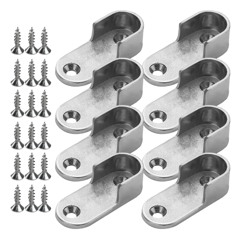 Closet Rod Support Thickened Materials Silver Zinc Alloy Clothes Hanging Bar Bracket Home Commercial Easy Install Modern
Closet Rod Support Thickened Materials Silver Zinc Alloy Clothes Hanging Bar Bracket Home Commercial Easy Install Modern