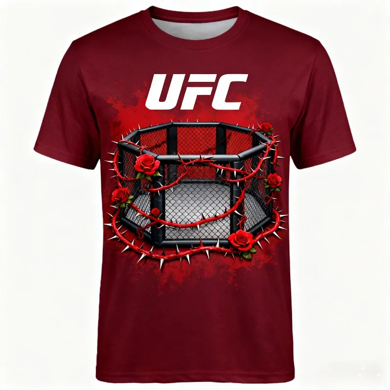 MOTO-UFC летний дышащий мужской быстросохнущий боевой топ с короткими рукавами для бокса в боевом стиле
MOTO-UFC летний дышащий мужской быстросохнущий боевой топ с короткими рукавами для бокса в боевом стиле