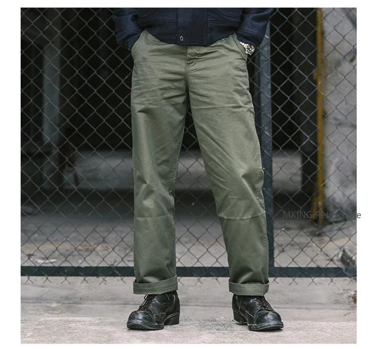 Rugged Bronson M-43 Satin Field Pants M45 Men's Heavy Cotton Satin Loose Straight Wide Leg Pants
Rugged Bronson M-43 Satin Field Pants M45 Men's Heavy Cotton Satin Loose Straight Wide Leg Pants