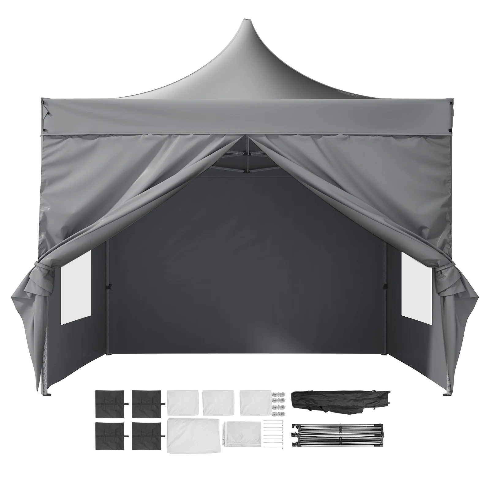 VEVOR 10x10 FT всплывающий навес со съемными боковыми стенками Портативная беседка и сумка на колесиках УФ-стойкая водонепроницаемая палатка для патио
VEVOR 10x10 FT всплывающий навес со съемными боковыми стенками Портативная беседка и сумка на колесиках УФ-стойкая водонепроницаемая палатка для патио