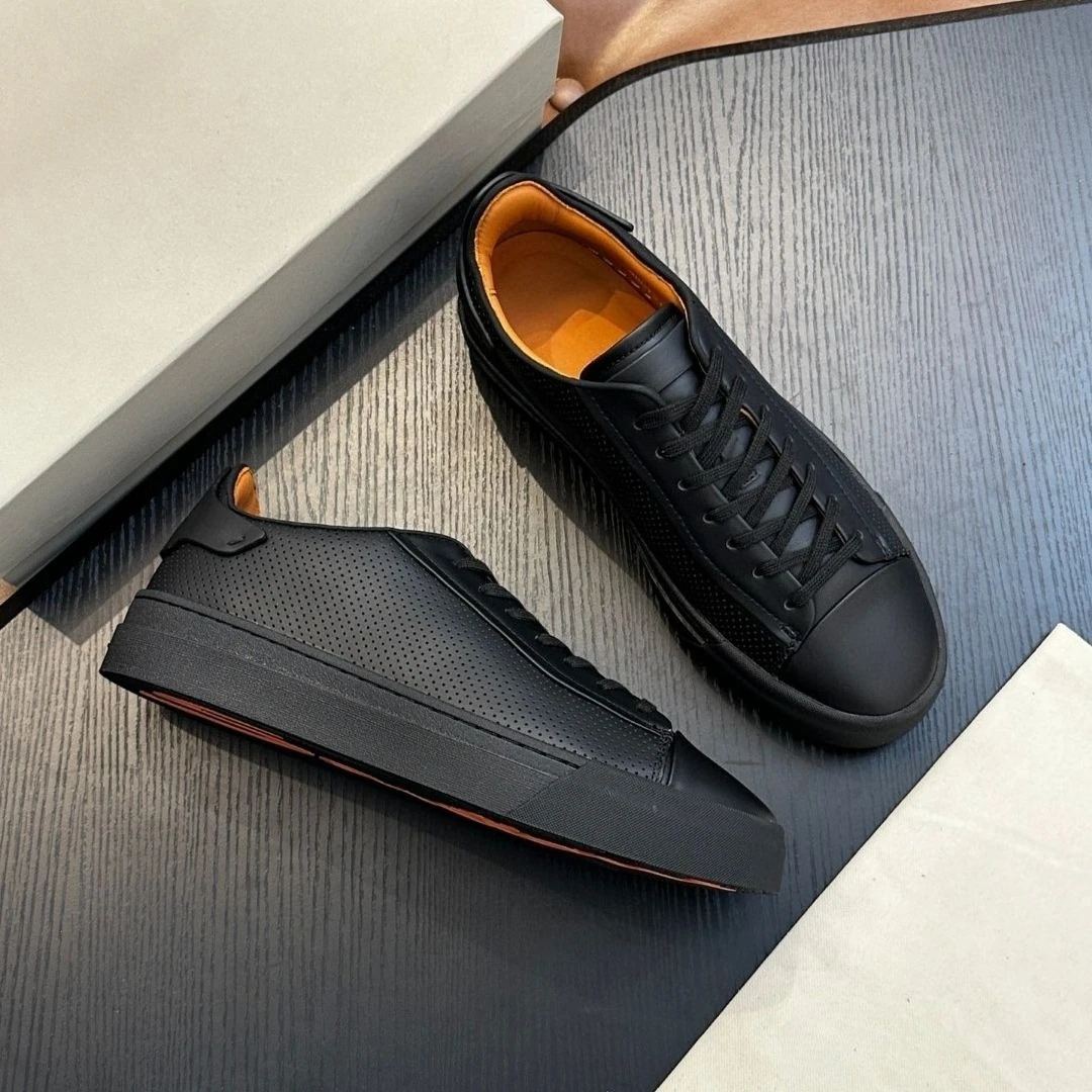 New S high-end thick soled board shoes, handmade cowhide casual shoes, breathable sports shoes, business shoes, men's shoes
New S high-end thick soled board shoes, handmade cowhide casual shoes, breathable sports shoes, business shoes, men's shoes