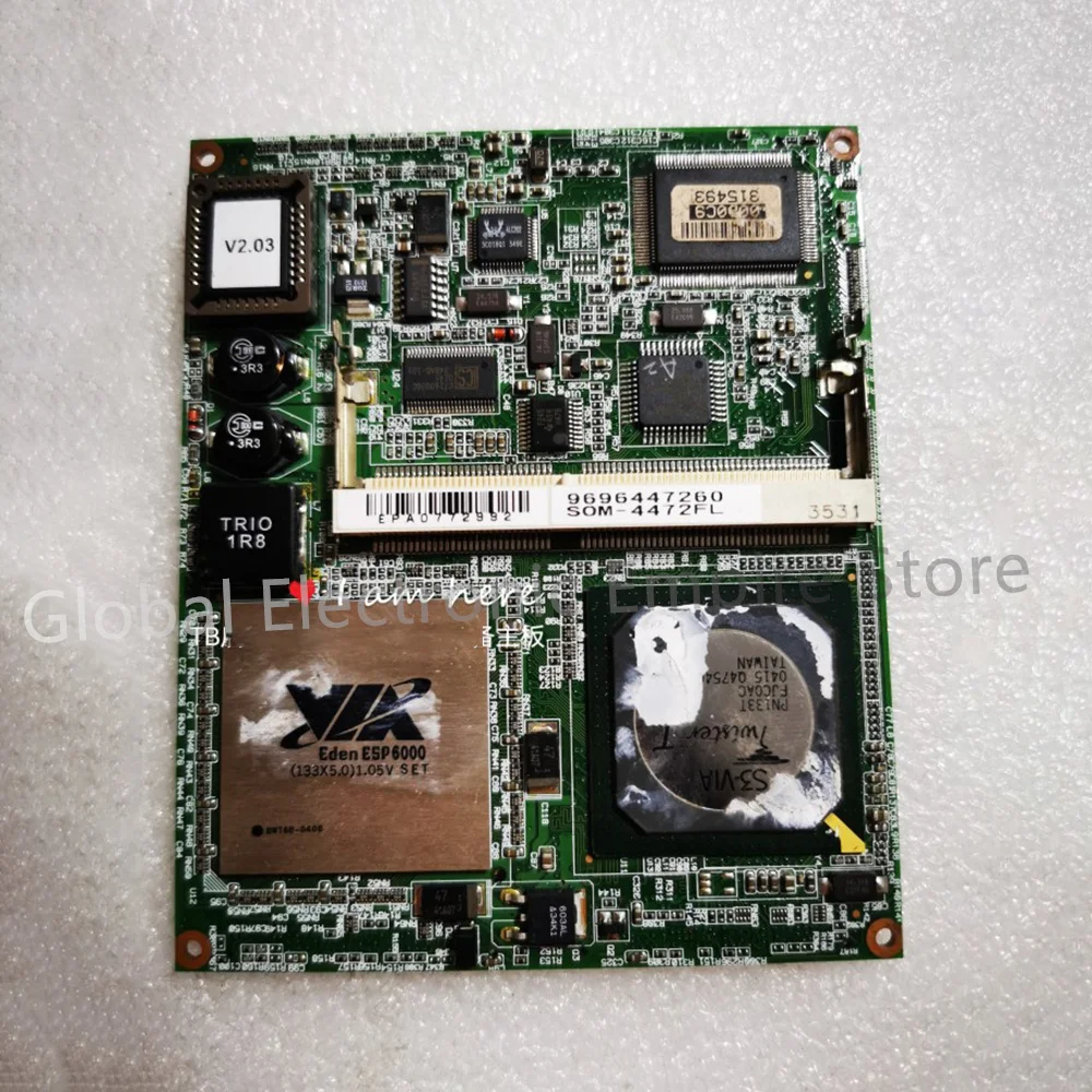 For Advantech Industrial Control Medical Motherboard SOM-4472FL SOM-4472 Rev.A2
For Advantech Industrial Control Medical Motherboard SOM-4472FL SOM-4472 Rev.A2