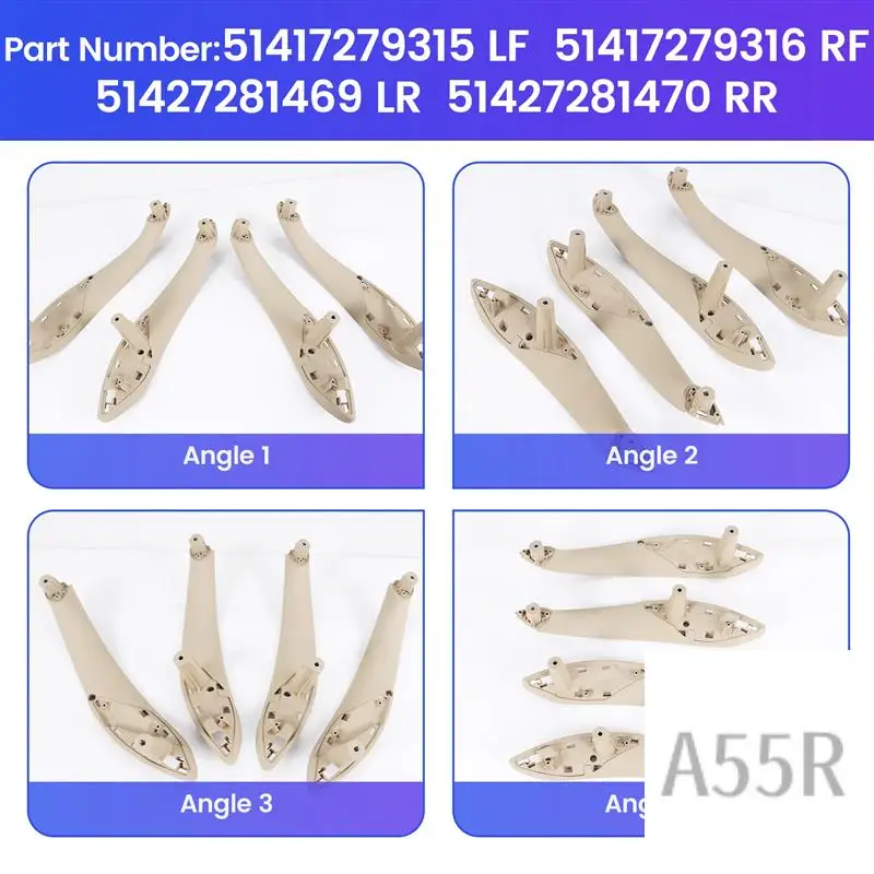5R-Four Doors Car Interior Door Pull Handle Cover Armrest Bracket For-BMW 3 4 Series F30/F31/F34 F32/F33/F36 2012-18 Beige
5R-Four Doors Car Interior Door Pull Handle Cover Armrest Bracket For-BMW 3 4 Series F30/F31/F34 F32/F33/F36 2012-18 Beige