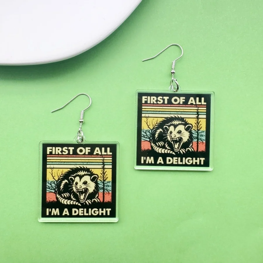 Novelty first of all i'm a delight acrylic earrings cute creative fashion keychain kawaii personalized jewelry unique fun gift
Novelty first of all i'm a delight acrylic earrings cute creative fashion keychain kawaii personalized jewelry unique fun gift