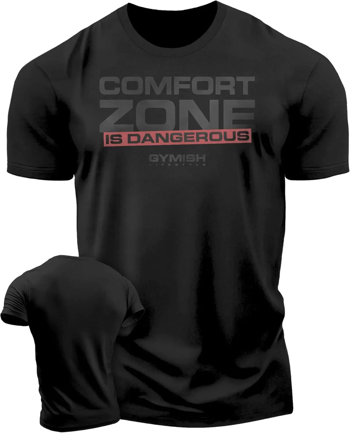 Comfort Zone is Dangerous Inspirational Workout Lifting Tshirt for Men
Comfort Zone is Dangerous Inspirational Workout Lifting Tshirt for Men