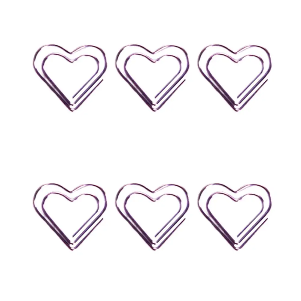 20PCS Creative Metal Paper Clip Heart Shape Paper Pin Simple Note Clips Portable Office Clamp ( )
20PCS Creative Metal Paper Clip Heart Shape Paper Pin Simple Note Clips Portable Office Clamp ( )