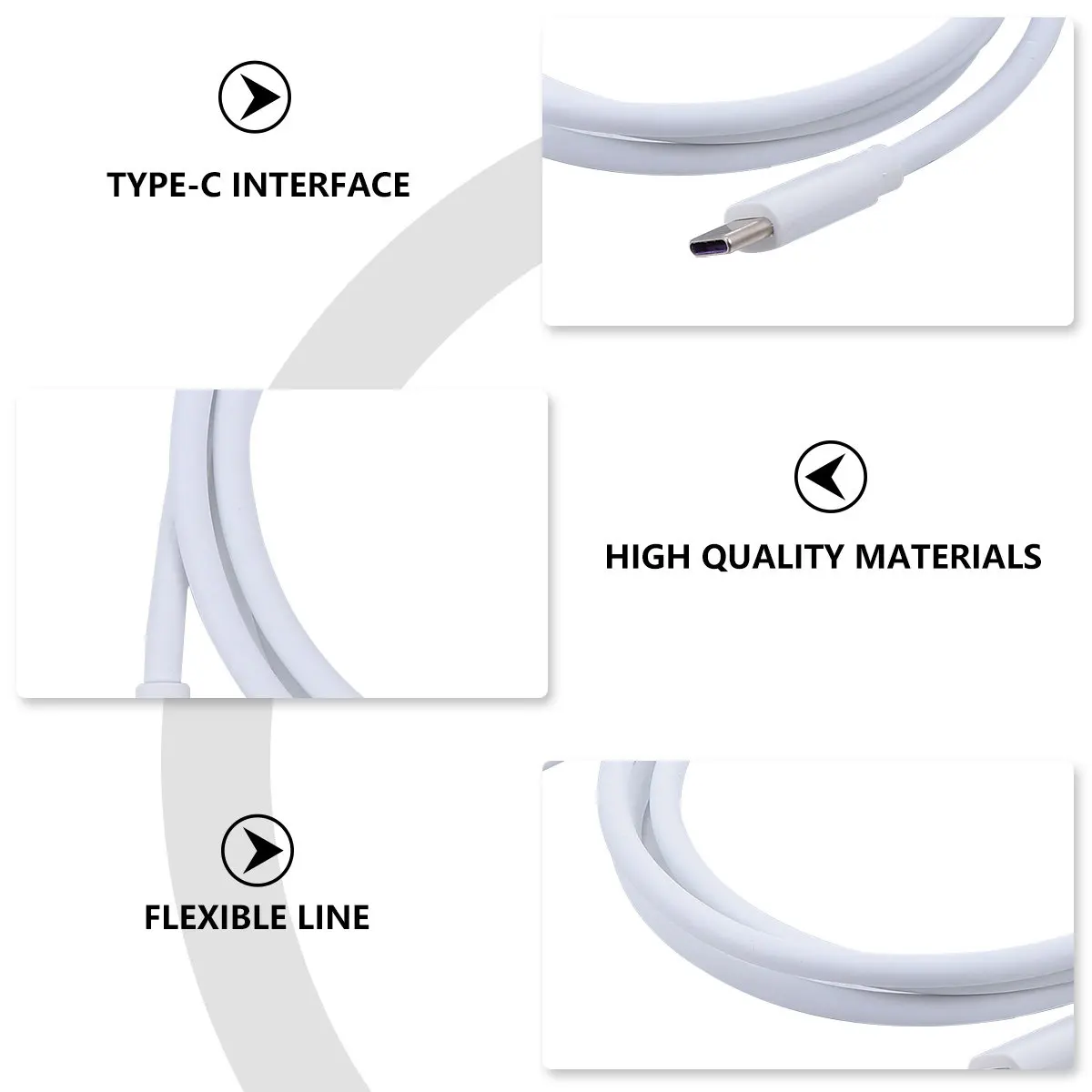1Pcs Type-C Quick Charging Cable Wear-Resistant Fast Data Transmission Compatible with Most Devices USB Type-
1Pcs Type-C Quick Charging Cable Wear-Resistant Fast Data Transmission Compatible with Most Devices USB Type-