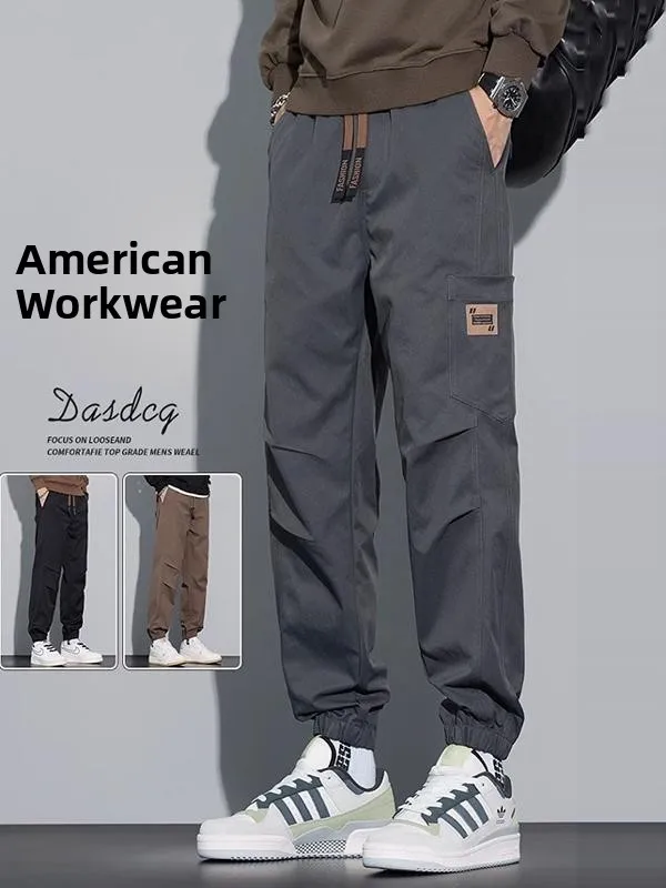 New 2025 American Sle Casual Pants Men's Spring Autumn Loose Trousers Youthful Vitali Nine Points Long Trousers
New 2025 American Sle Casual Pants Men's Spring Autumn Loose Trousers Youthful Vitali Nine Points Long Trousers