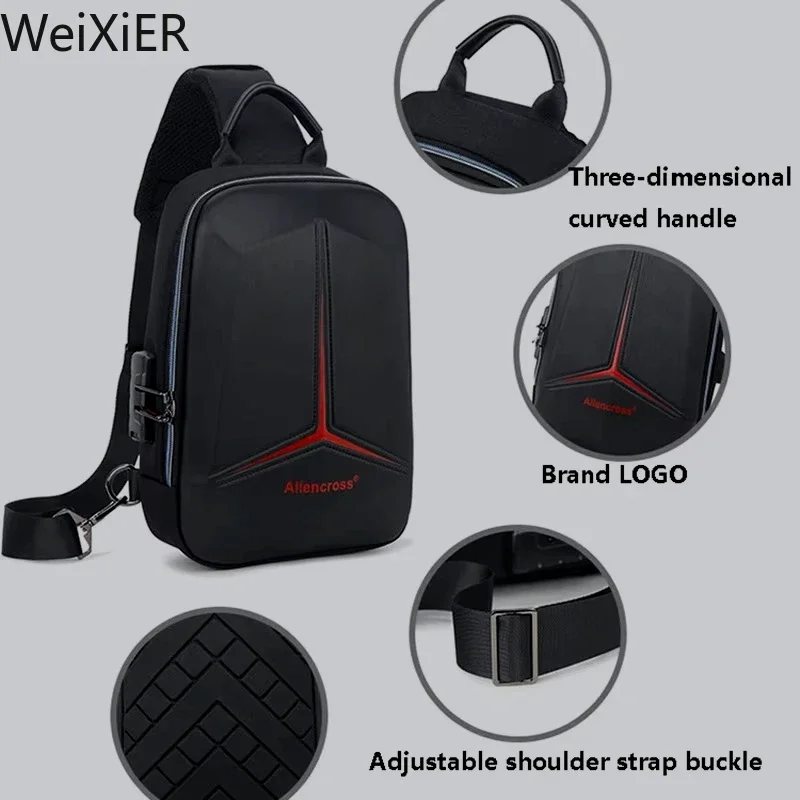 Men PVC Multifunction USB Shoulder Anti-theft Sports Casual Pack for Male Cross Body Sling Gym Chest Bags Travel Messenger Pack
Men PVC Multifunction USB Shoulder Anti-theft Sports Casual Pack for Male Cross Body Sling Gym Chest Bags Travel Messenger Pack