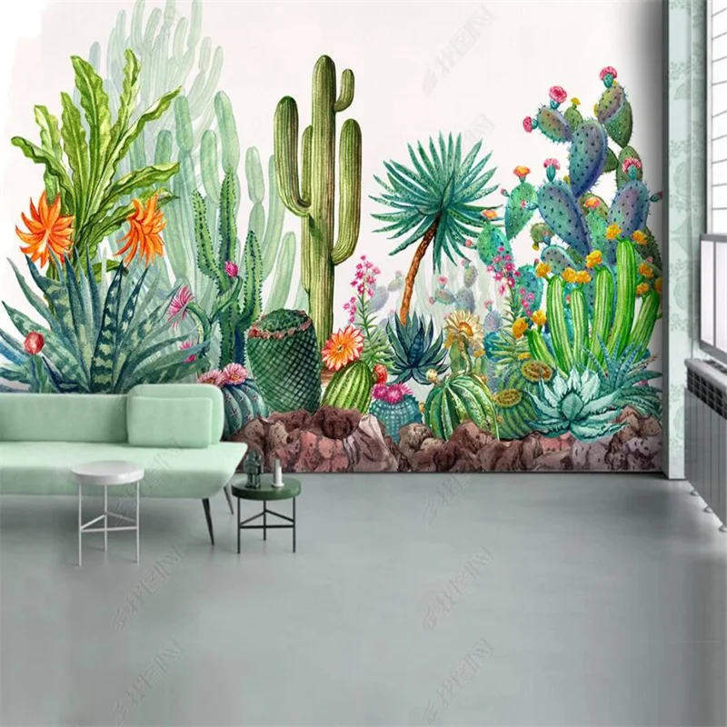 American Hand-painted Watercolor Pastoral Plants Flowers Cactus Custom Mural Wallpaper for Home Decor Bedroom Decor Wall Paper
American Hand-painted Watercolor Pastoral Plants Flowers Cactus Custom Mural Wallpaper for Home Decor Bedroom Decor Wall Paper