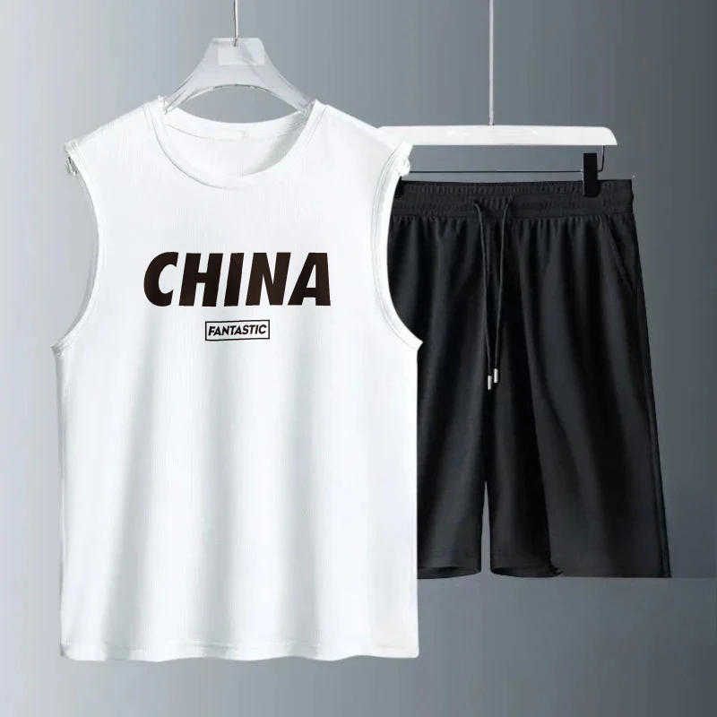 Men's Tank Top Sets 2026 Summer Quick drying sweatshirt set beach sports men's tracksuit Breathable seaside running oversize
Men's Tank Top Sets 2026 Summer Quick drying sweatshirt set beach sports men's tracksuit Breathable seaside running oversize