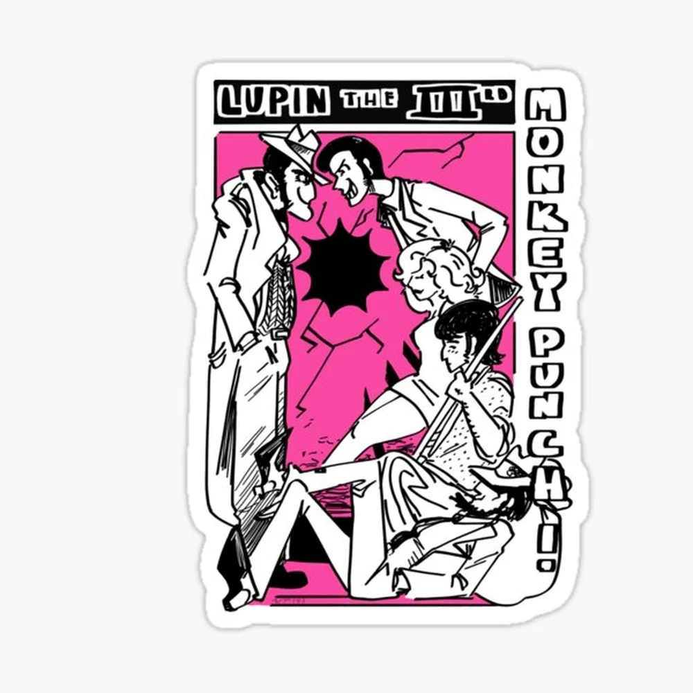 Lupin III Monkey Punch (Part 3) Sticker for Laptop Decor Bedroom Car Cute Cartoon Art Fashionable Public Suitcase
Lupin III Monkey Punch (Part 3) Sticker for Laptop Decor Bedroom Car Cute Cartoon Art Fashionable Public Suitcase