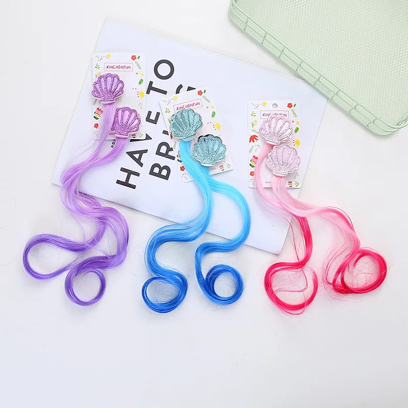 2Pcs New Princess Shell Multicolour Wig Girls Hairpins Cute Children Headwear Hairgrip Hair Clips Barrettes Hair Accessories
2Pcs New Princess Shell Multicolour Wig Girls Hairpins Cute Children Headwear Hairgrip Hair Clips Barrettes Hair Accessories