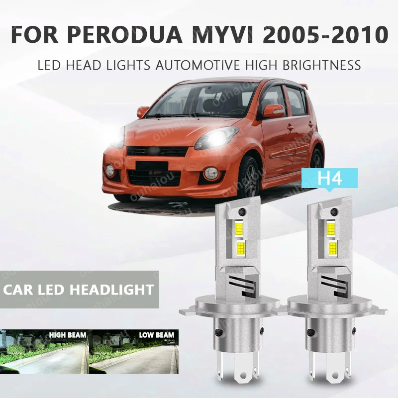 2Pcs H4 LED Headlight LED Lights Head Lamp for Car LED Headlight Bulb with heat sink For perodua MYVI 2005-2010
2Pcs H4 LED Headlight LED Lights Head Lamp for Car LED Headlight Bulb with heat sink For perodua MYVI 2005-2010