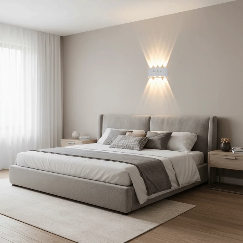 Dual Up Down Lighting PIR Motion Sensor Wall Lamp 3 Color Light Rechargeable LED Wall Light 4/6/8W Waterproof Sconce Light
Dual Up Down Lighting PIR Motion Sensor Wall Lamp 3 Color Light Rechargeable LED Wall Light 4/6/8W Waterproof Sconce Light