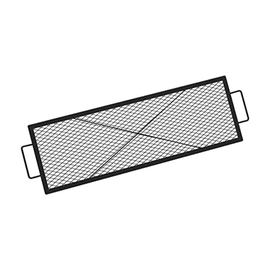 Rectangle X-Marks Fire Pit Cooking Grate Campfire Grill Grate with Handles Heavy Duty Steel BBQ Grill for Outdoor
Rectangle X-Marks Fire Pit Cooking Grate Campfire Grill Grate with Handles Heavy Duty Steel BBQ Grill for Outdoor