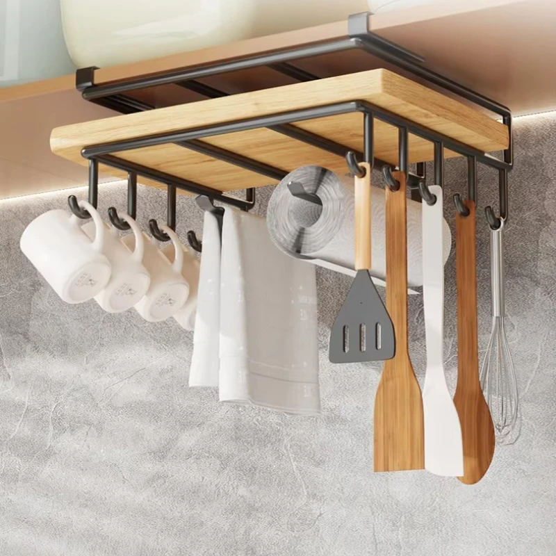 Cutting Board Stand, Kitchen Under-Cabinet Storage Rack, Hanging Chopping Board Holder, Pot Lid Cutting Board Organizer
Cutting Board Stand, Kitchen Under-Cabinet Storage Rack, Hanging Chopping Board Holder, Pot Lid Cutting Board Organizer