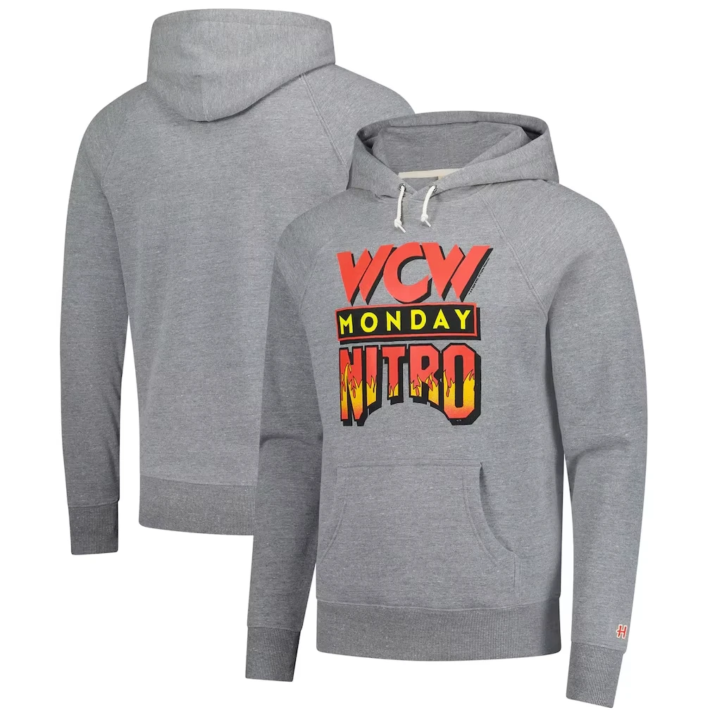 2026 New Homage Heather Gray WCW Monday Nitro Tri-Blend Raglan Pullover Hoodie Sweatshirt Leisure Unisex Printing Clothes Top
2026 New Homage Heather Gray WCW Monday Nitro Tri-Blend Raglan Pullover Hoodie Sweatshirt Leisure Unisex Printing Clothes Top