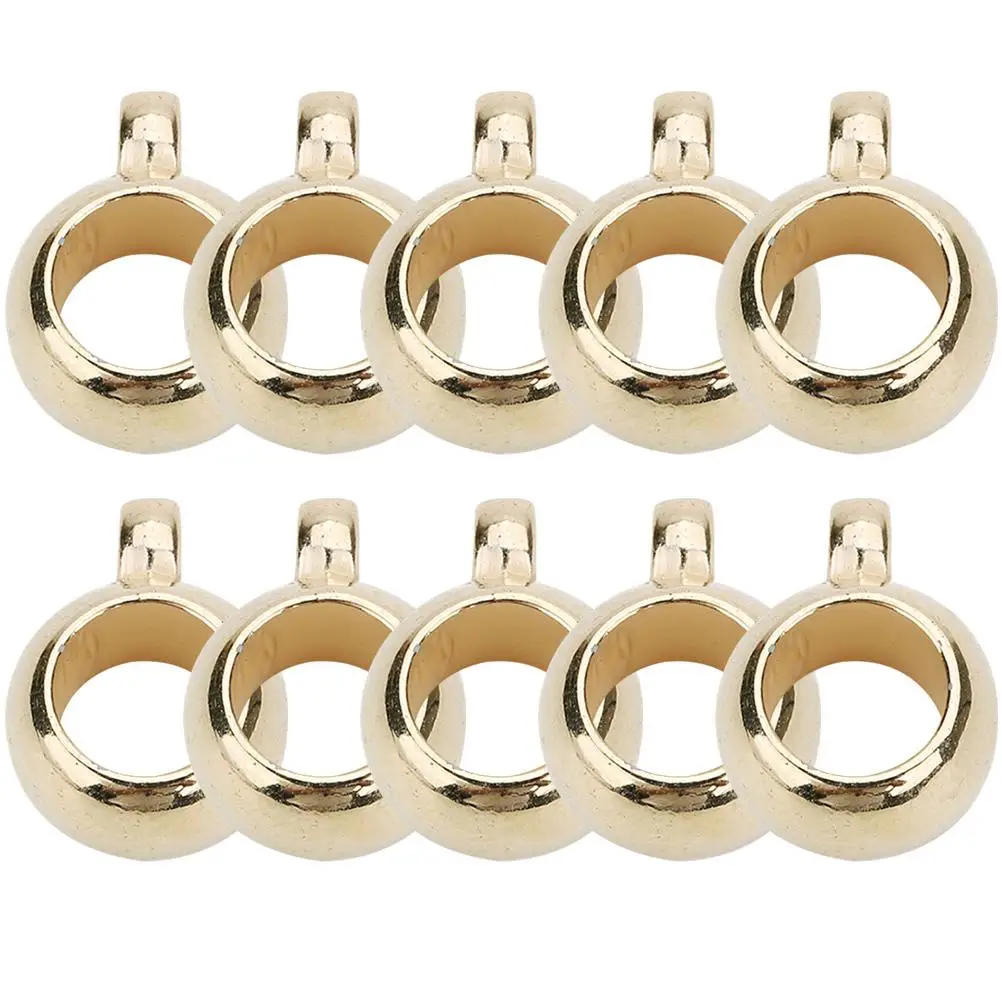 200 Pcs Hanging Ring Decorative Beads Large Hole Bail Spacer DIY Jewelry Making Necklace Bracelet Pendant Accessories
200 Pcs Hanging Ring Decorative Beads Large Hole Bail Spacer DIY Jewelry Making Necklace Bracelet Pendant Accessories