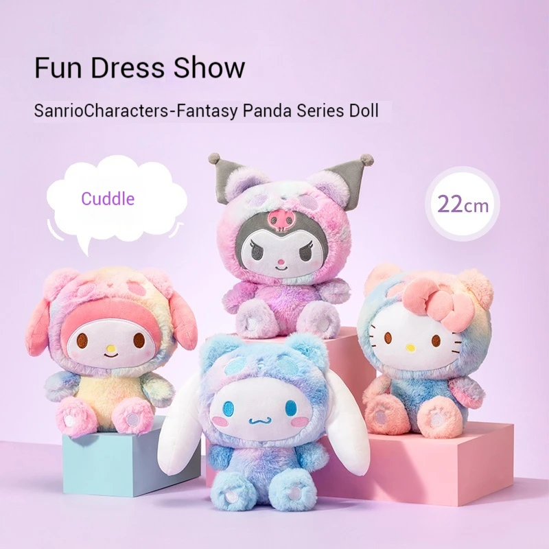 Горячая новая красочная кукла Kuromi Cross Dressing Panda Series, кукла-собака Yugui, тканевая кукла, подарочная игрушка для девочек и детей на день рождения
Горячая новая красочная кукла Kuromi Cross Dressing Panda Series, кукла-собака Yugui, тканевая кукла, подарочная игрушка для девочек и детей на день рождения