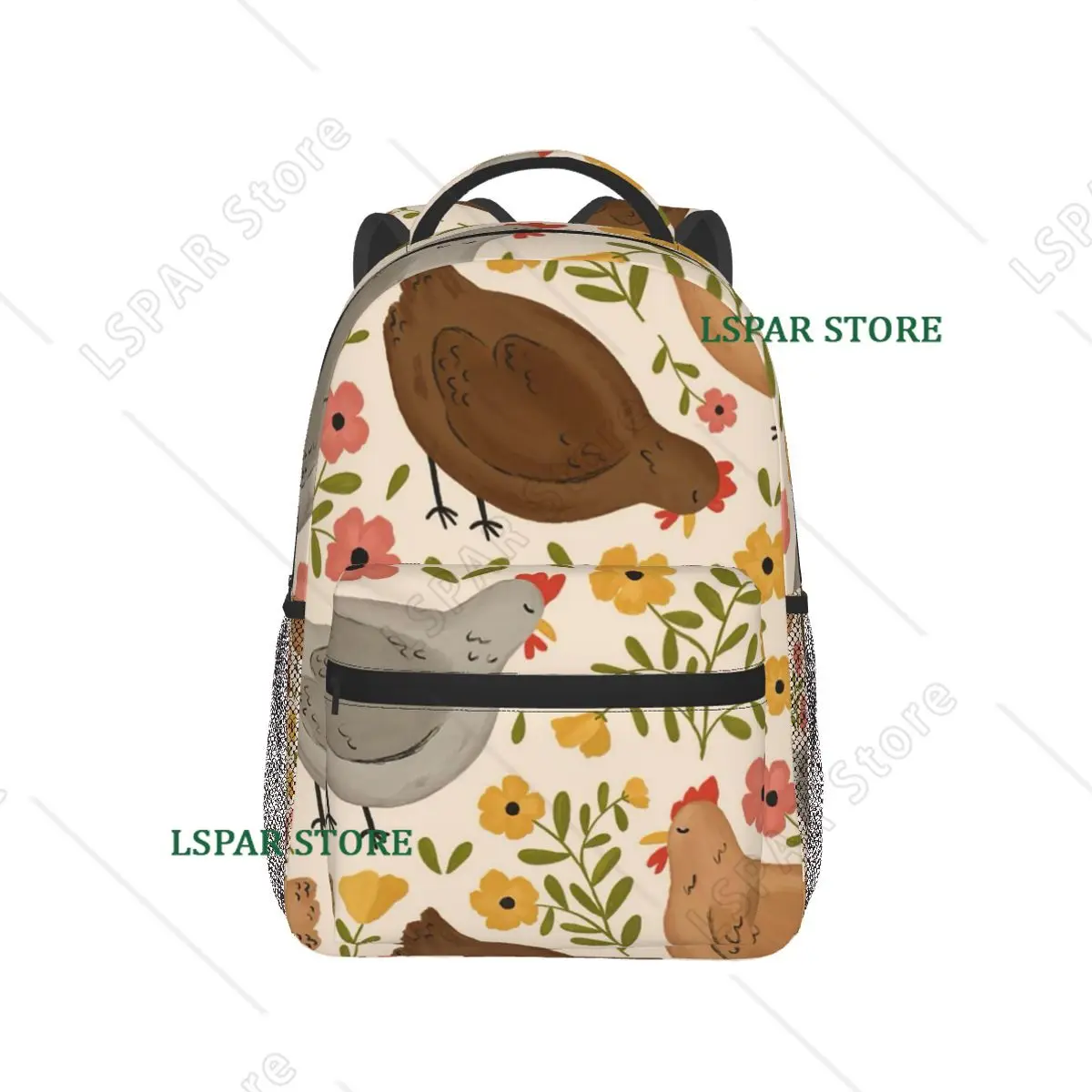 Chic Chick And Floral Pattern Backpack Hot Sale Daypack Large Capacity Kids BookBag School Bag Shoulder Bags for Men Women
Chic Chick And Floral Pattern Backpack Hot Sale Daypack Large Capacity Kids BookBag School Bag Shoulder Bags for Men Women