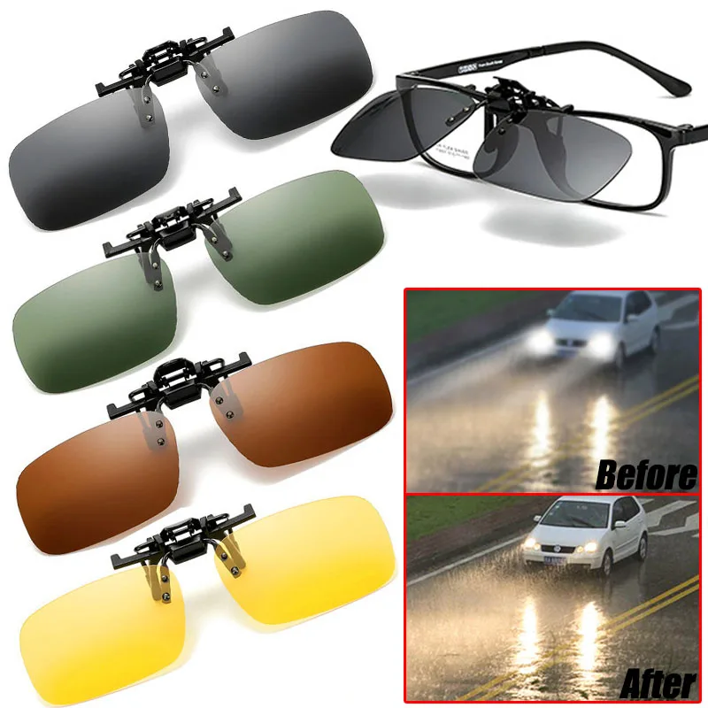 Clip Sunglasses Myopia Glasses Clip Driver Fishing Night Vision Myopia Clip on Sun Shading Eyeglasses
Clip Sunglasses Myopia Glasses Clip Driver Fishing Night Vision Myopia Clip on Sun Shading Eyeglasses