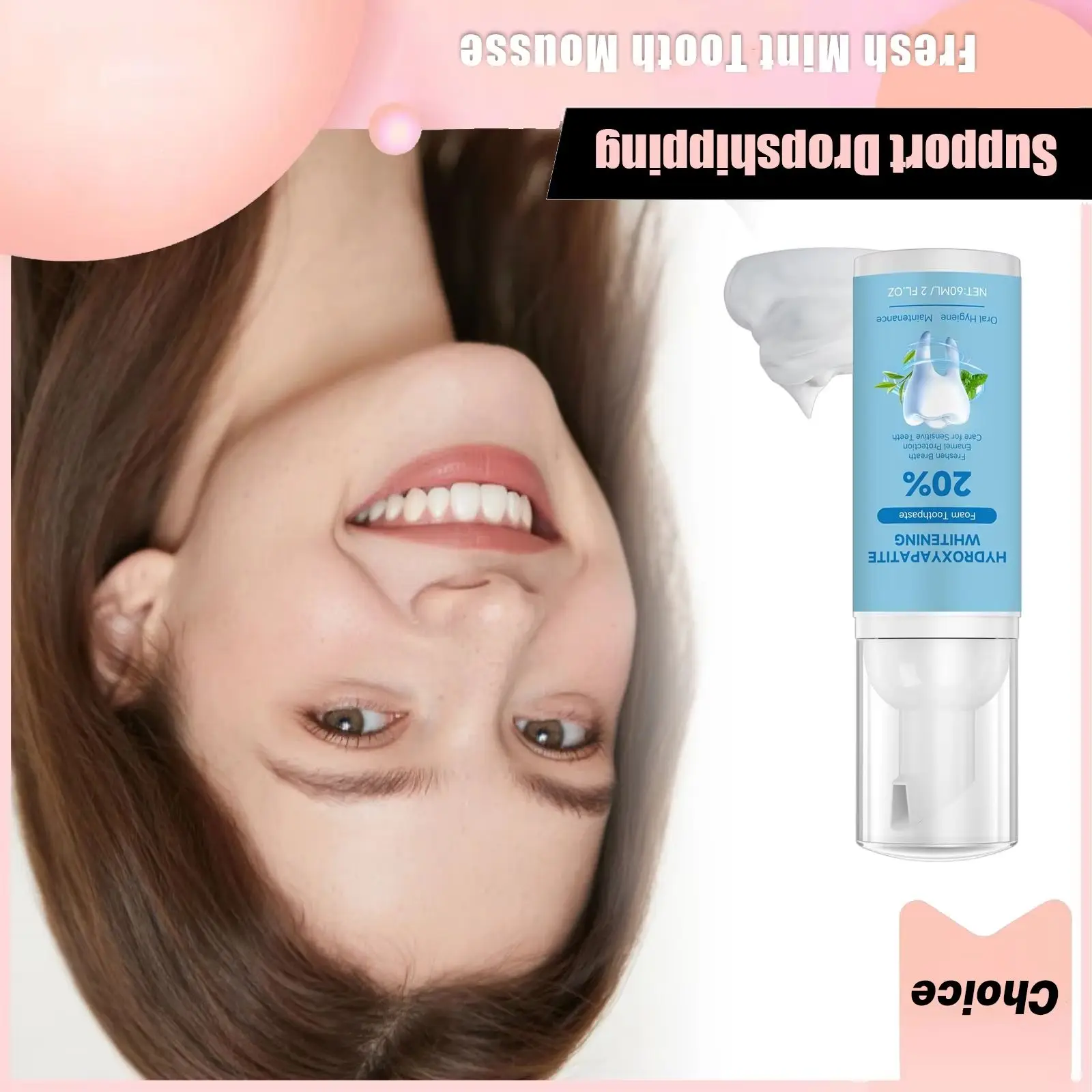 Whitening Foam Toothpaste Oral Cleaning Protects Gums Prevents Tooth Decay Remove Yellow Stain Brighten Fresh Mint Teeth Mousse
Whitening Foam Toothpaste Oral Cleaning Protects Gums Prevents Tooth Decay Remove Yellow Stain Brighten Fresh Mint Teeth Mousse