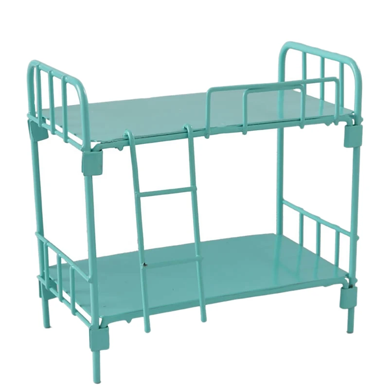1/6 1:12 Dollhouse Mini Furniture Miniature Student Dormitory Iron Double Layer Bed Dollhouse Furniture Accessories
1/6 1:12 Dollhouse Mini Furniture Miniature Student Dormitory Iron Double Layer Bed Dollhouse Furniture Accessories
