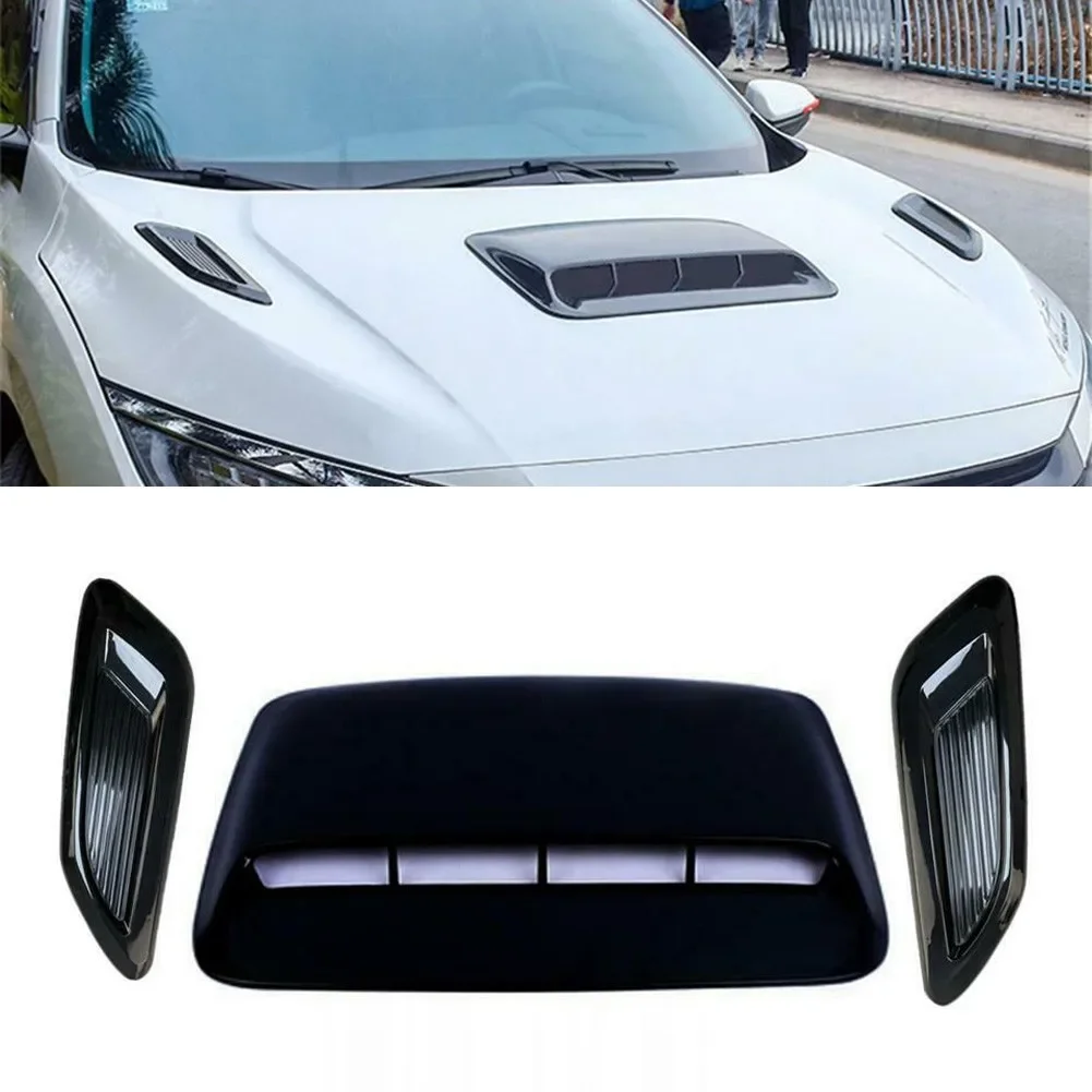 Car Air Flow Intake Hood Scoop Vent Bonnet Decorative Covers Center Side Air Outlet Hood Universal Auto Exterior Accessories
Car Air Flow Intake Hood Scoop Vent Bonnet Decorative Covers Center Side Air Outlet Hood Universal Auto Exterior Accessories