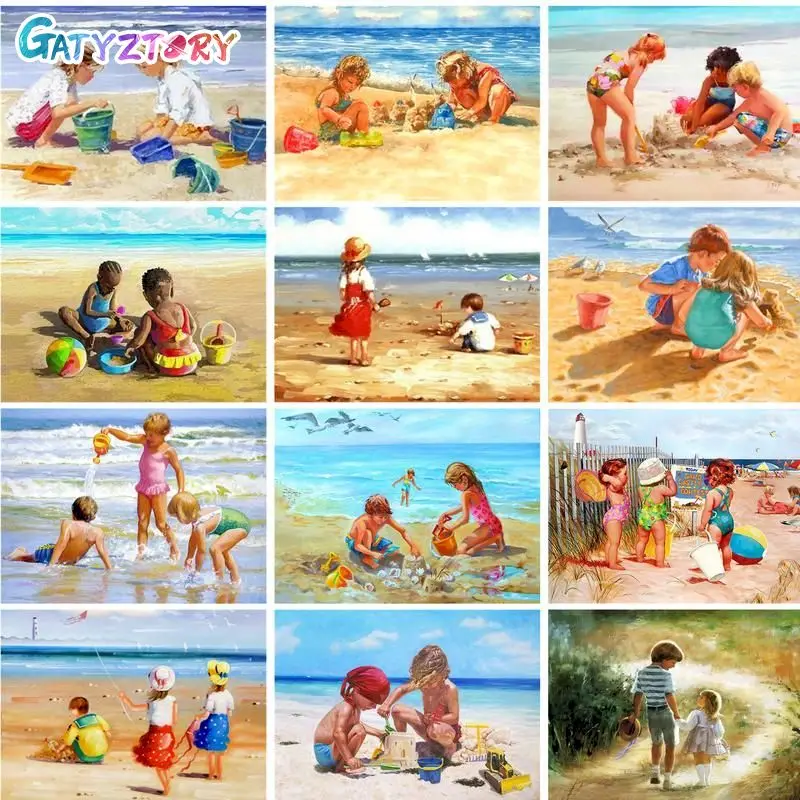 GATYZTORY Acrylic Diy Painting By Numbers Beach Seascape Acrylic Paint On Canvas Draw Coloring By Numbers For Diy Gift
GATYZTORY Acrylic Diy Painting By Numbers Beach Seascape Acrylic Paint On Canvas Draw Coloring By Numbers For Diy Gift