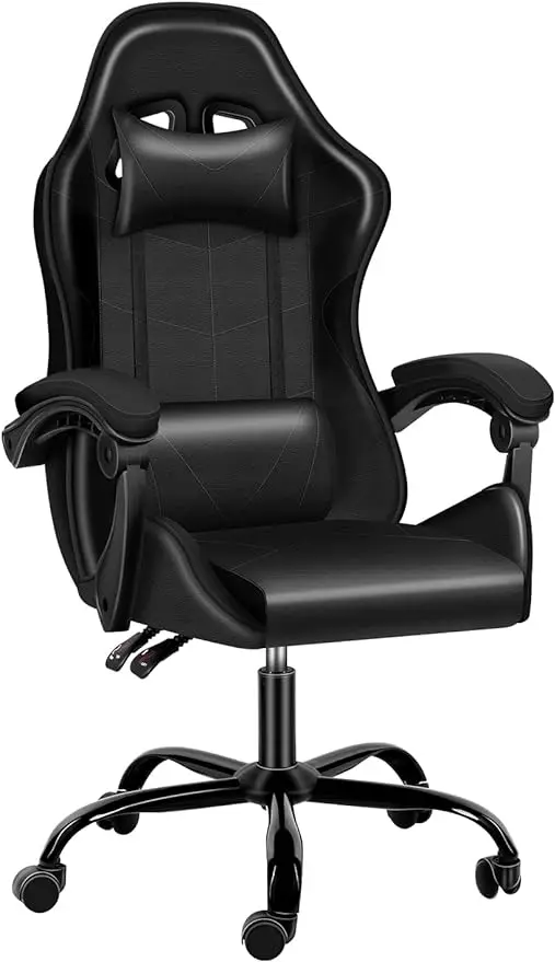 Gaming Chair, Big and Tall Gamer Chair, Racing Style Adjustable Swivel Office Chair, Ergonomic Video Game Chairs with Head
Gaming Chair, Big and Tall Gamer Chair, Racing Style Adjustable Swivel Office Chair, Ergonomic Video Game Chairs with Head