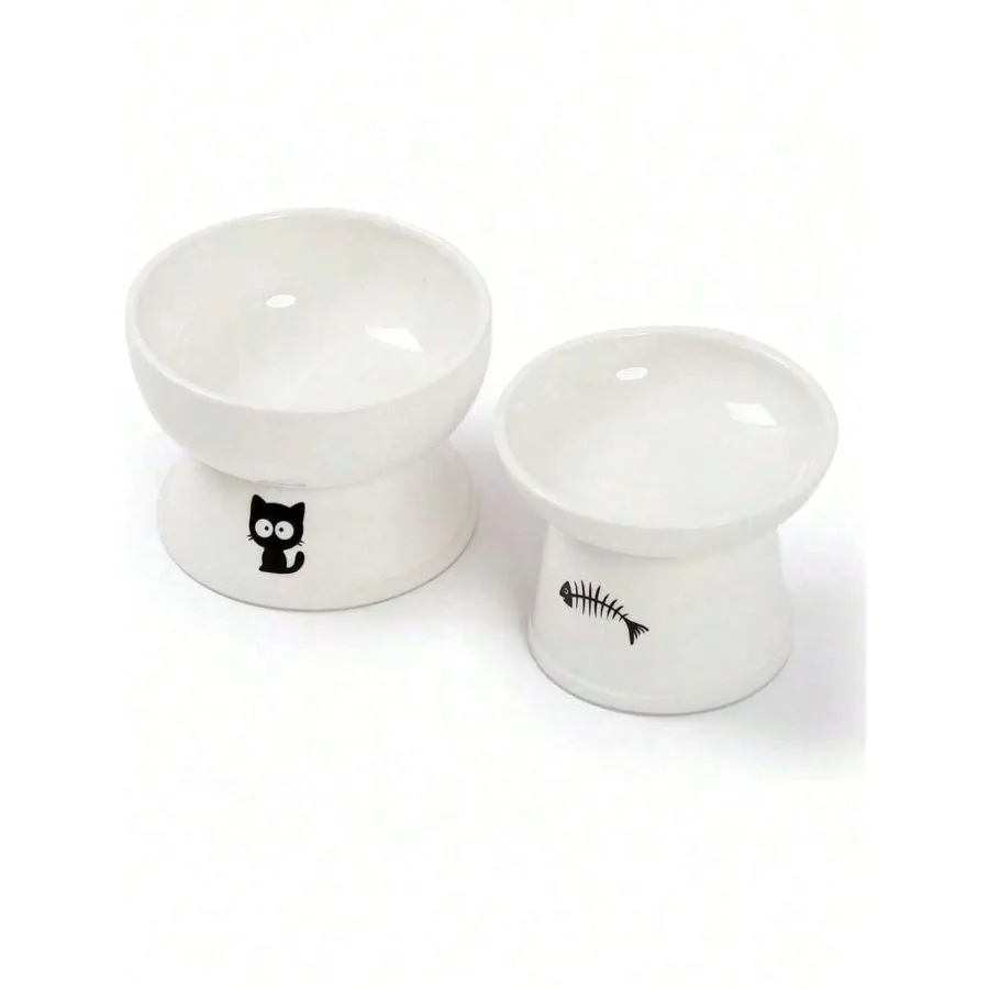 【New style】Raised Cat Food And Water Bowl Set, Whisker-Friendly Elevated Ceramic Cat Feeder Bowls With Anti-Slip Ring, Anti-Vom
【New style】Raised Cat Food And Water Bowl Set, Whisker-Friendly Elevated Ceramic Cat Feeder Bowls With Anti-Slip Ring, Anti-Vom