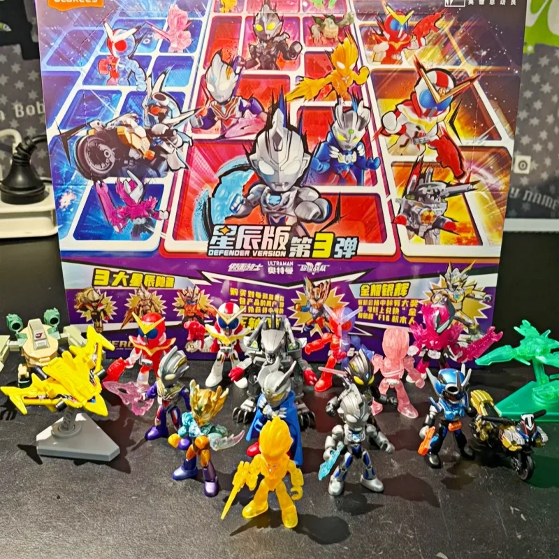 Подлинные Blokees Ultraman Blockman Star Edition Series 3, фигурки с глухой коробкой, люминесцентные настольные украшения, коллекция
Подлинные Blokees Ultraman Blockman Star Edition Series 3, фигурки с глухой коробкой, люминесцентные настольные украшения, коллекция